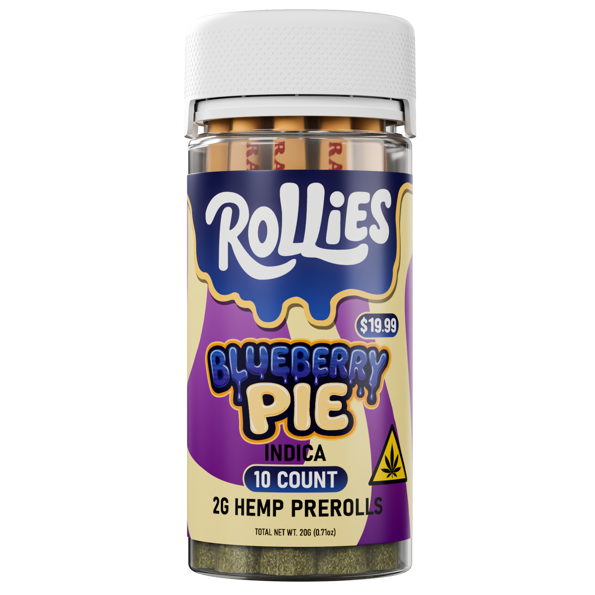 Blueberry Pie 10ct Hemp Pre-Rolls