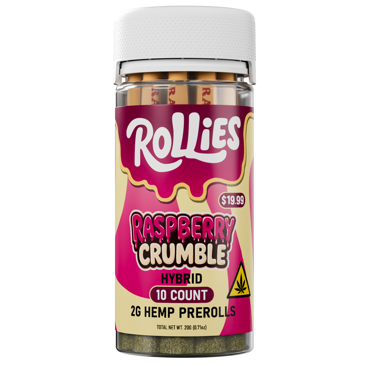 Raspberry Crumble 10ct Hemp Pre-Rolls
