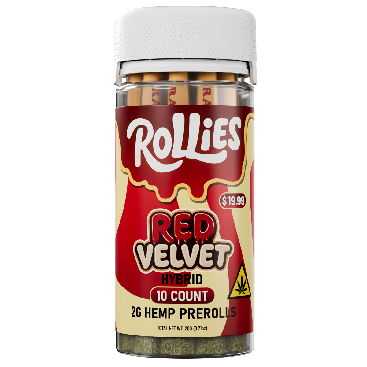 Red Velvet 10ct Hemp Pre-Rolls