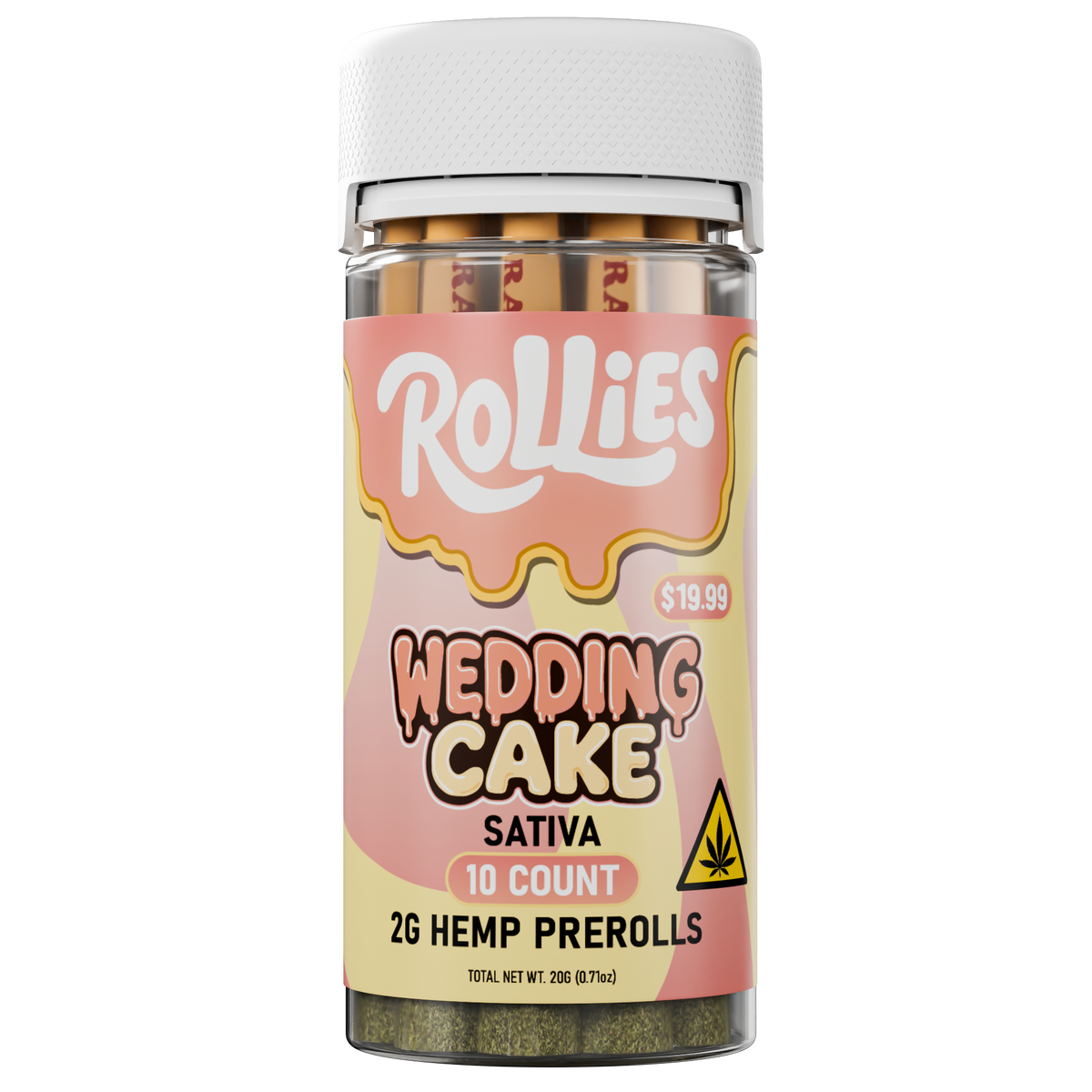 Wedding Cake 10ct Hemp Pre-Rolls