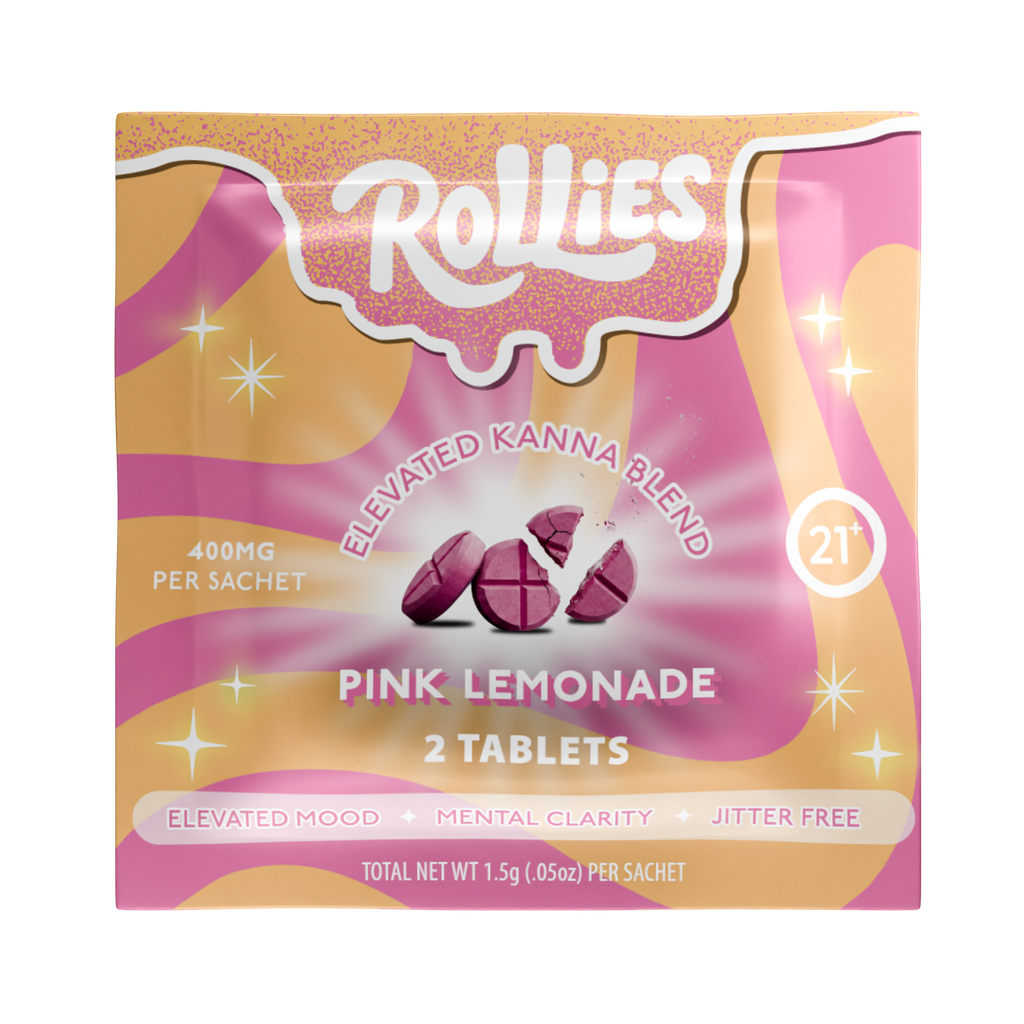 Rollies Pink Lemonade Elevated Kanna Blend Tablets – 2ct Pack