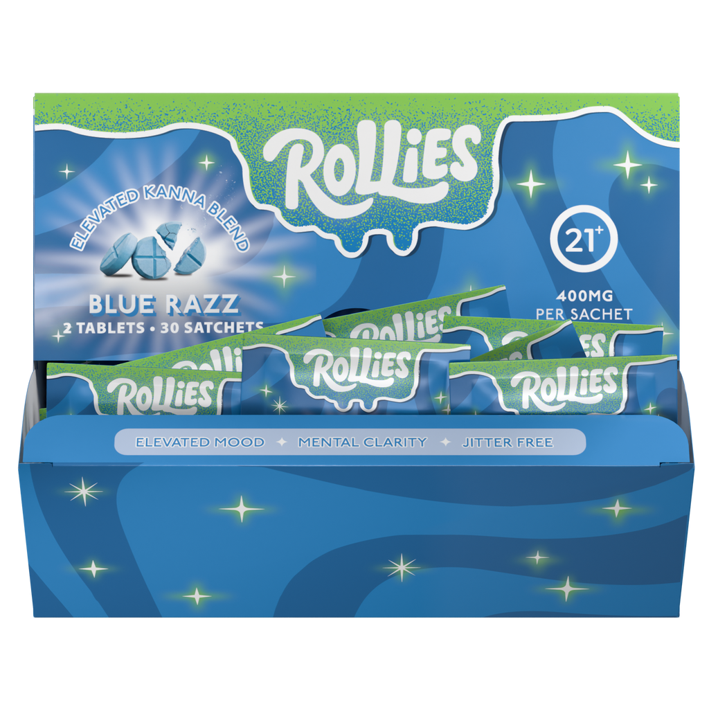 Rollies Blue Razz Elevated Kanna Blend Tablets – 2ct Pack