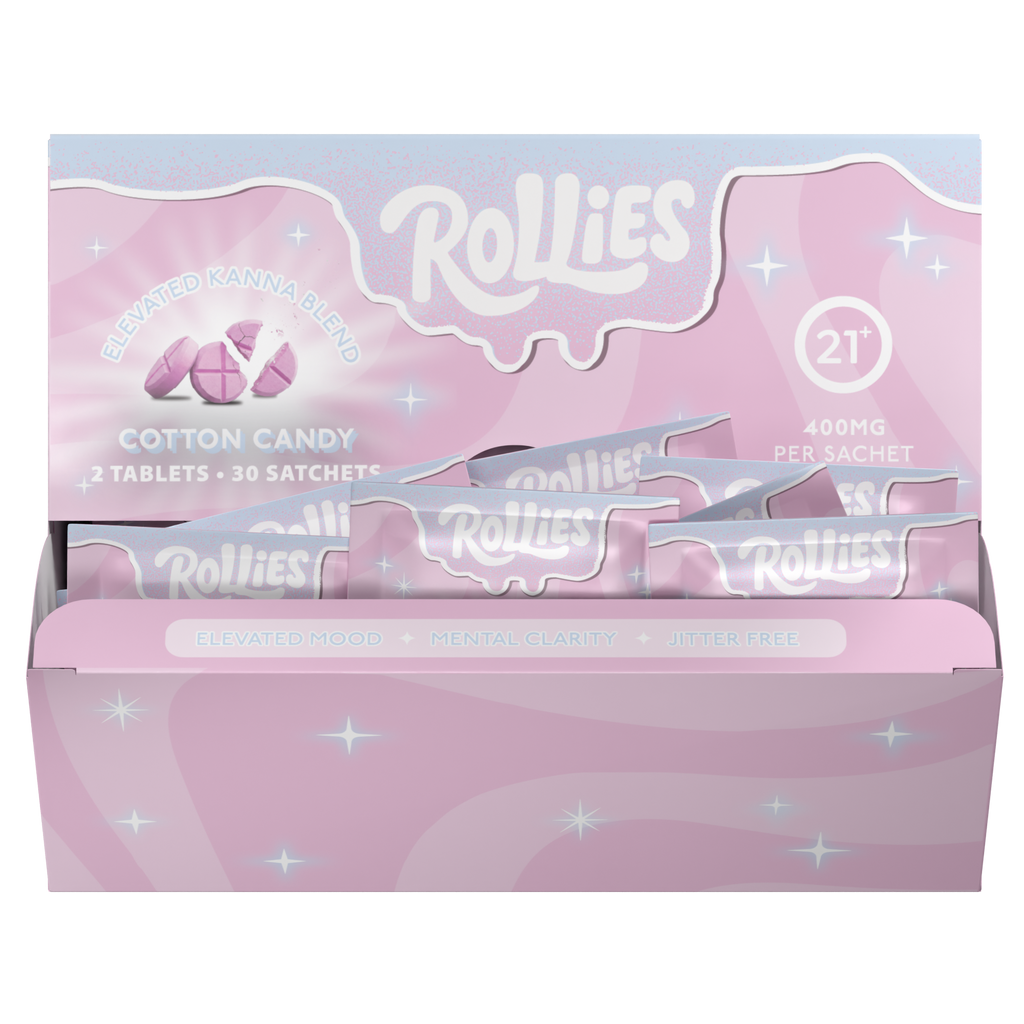 Rollies Cotton Candy Elevated Kanna Blend Tablets – 2ct Pack